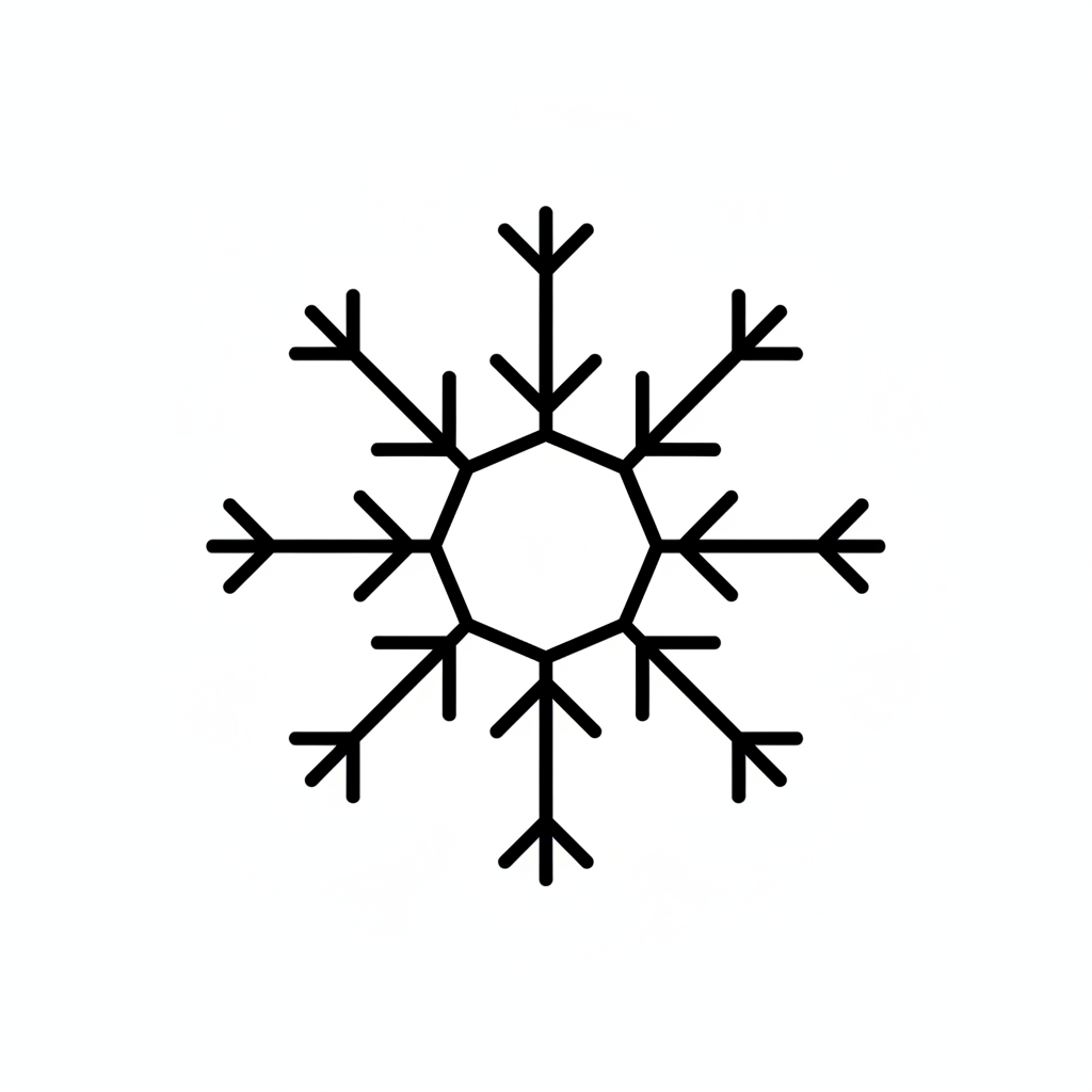 Icône flocon de neige