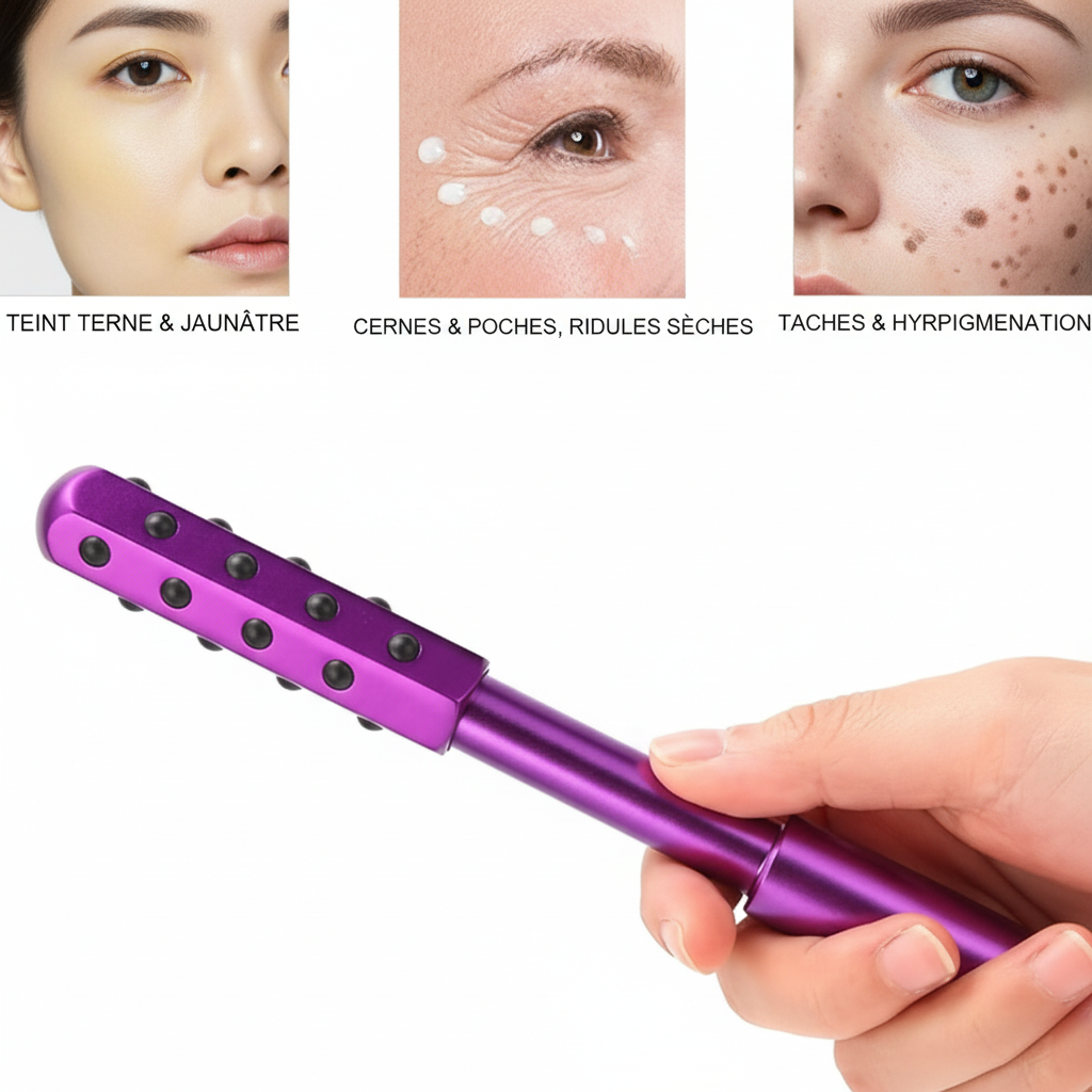 Infographie problèmes de peau et solution